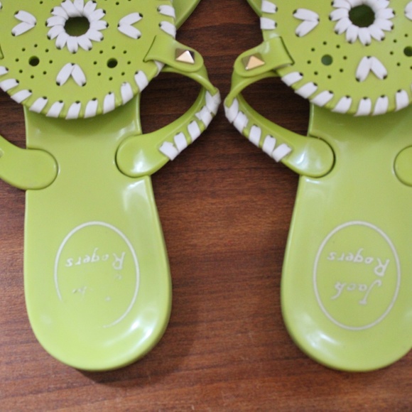 Women's Jack Roger's Georgica Jelly Flip Flops - Picture 3 of 7